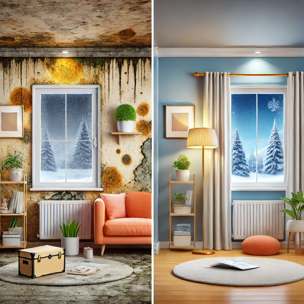 Jak bojovat proti zimním plísním a vlhkosti