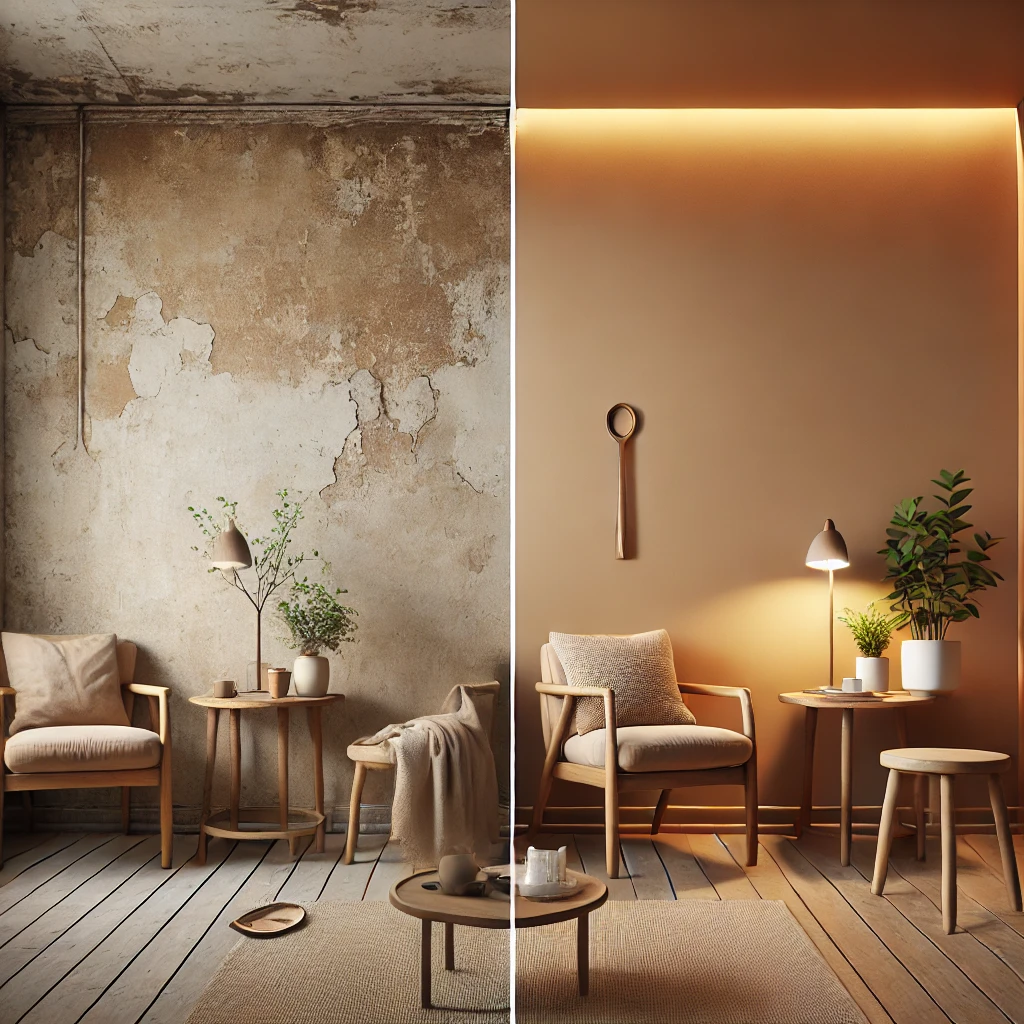 Rychlé tipy na renovaci stěn v zimě